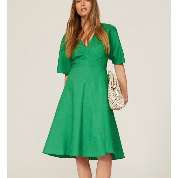 Tome Dresses & Skirts - Green Linen Dress
